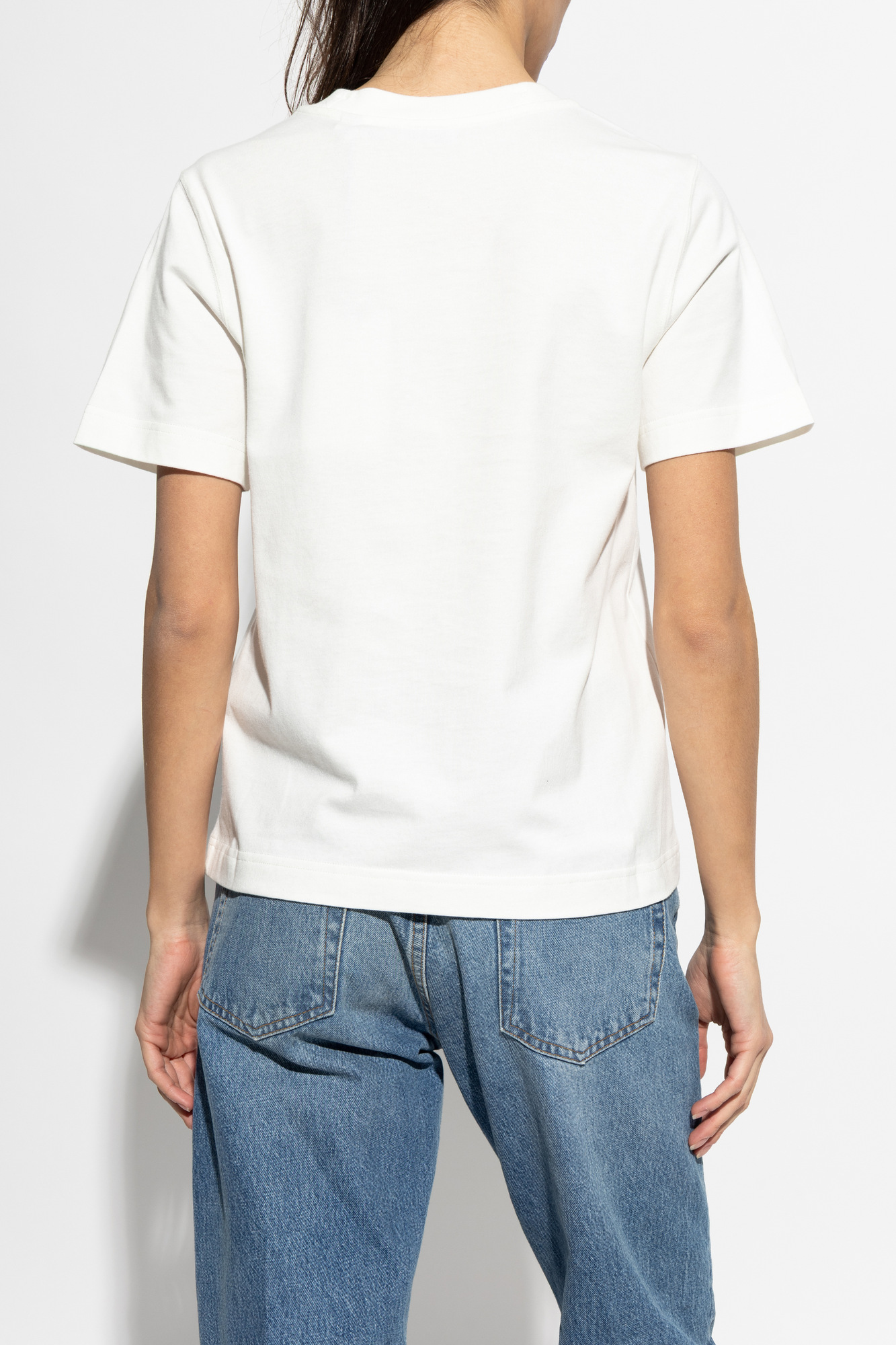 White T-shirt with logo Burberry - Vitkac Canada